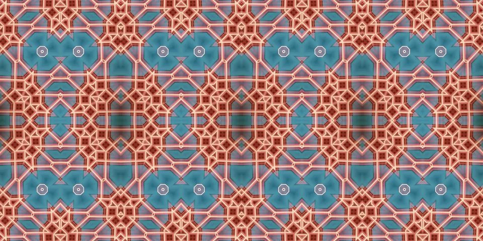 Seamless abstract pattern. the texture of the art is symmetrical Foto stock