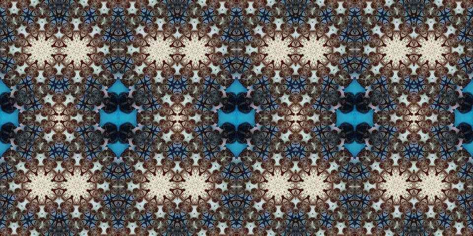 Seamless abstract pattern. the texture of the art is symmetrical Stock Photos
