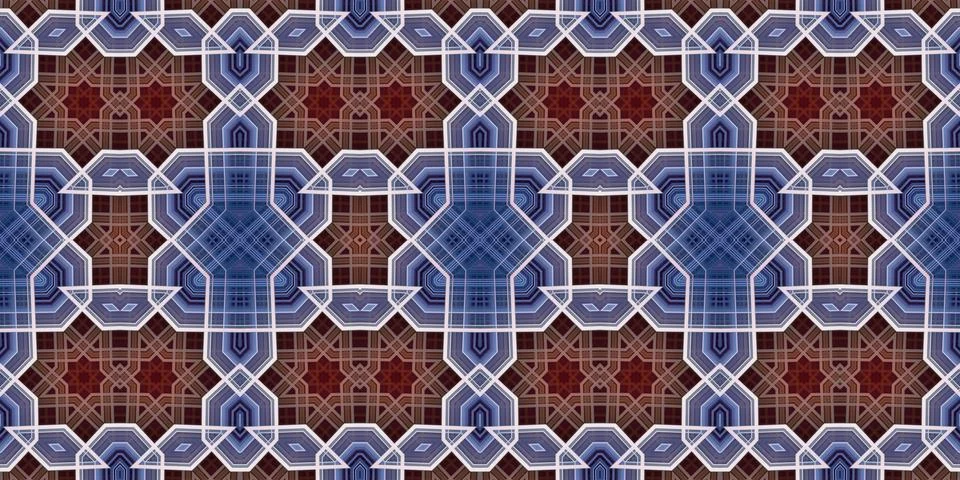 Seamless abstract pattern. the texture of the art is symmetrical Foto stock