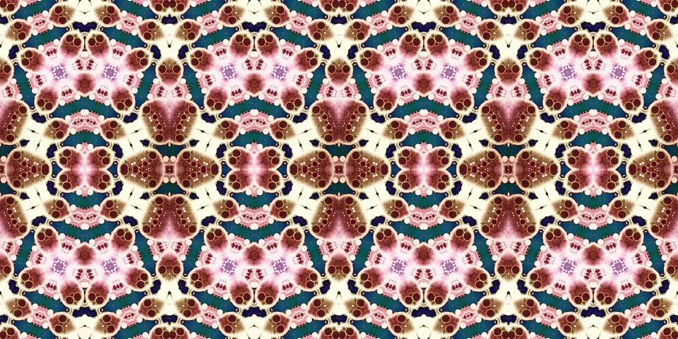 Seamless abstract pattern. the texture of the art is symmetrical Foto stock