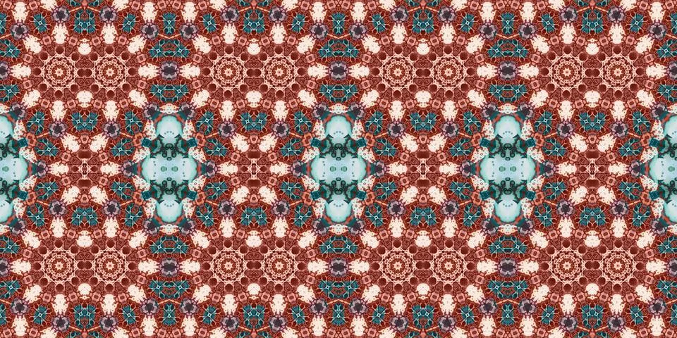 Seamless abstract pattern. the texture of the art is symmetrical 写真素材