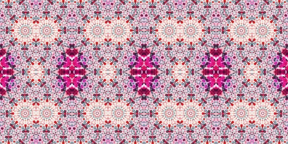Seamless abstract pattern. the texture of the art is symmetrical Stock Photos
