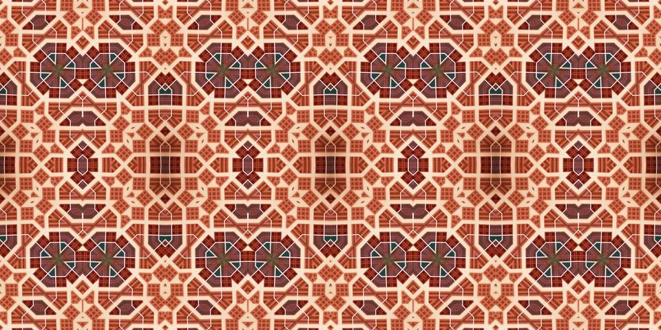 Seamless abstract pattern. the texture of the art is symmetrical Foto stock