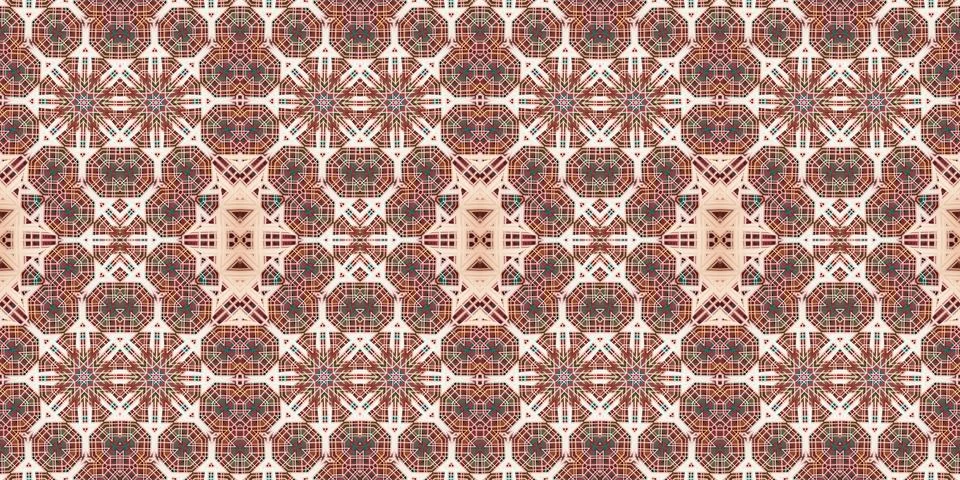 Seamless abstract pattern. the texture of the art is symmetrical Stock Photos