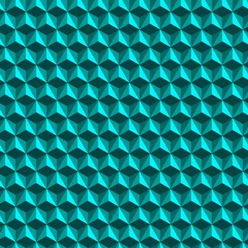 Seamless abstract pattern with triangles and pyramids. Stock Illustration