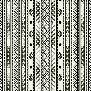 Seamless abstract pattern tribal Illustrazione stock