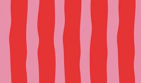 Seamless abstract pattern with vertical sketchy stripes in red and pink. Mi.. Illustrazione stock
