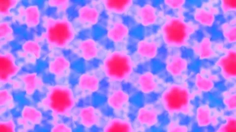 Seamless abstract pattern of vibrant lime green and cyan geometric star shape Stock Footage 337707509