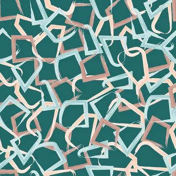 Seamless abstract pattern of watercolor rectangular shapes Stock Illustration