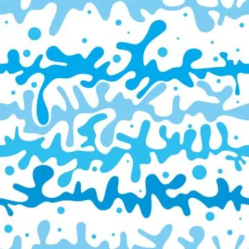 Seamless abstract pattern, waves background Illustrazione stock