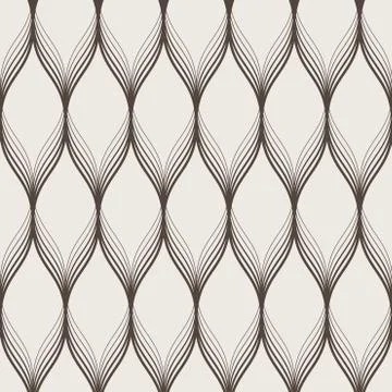 Seamless abstract pattern of waves 库存插图