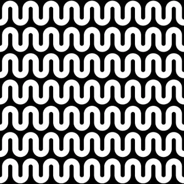 Seamless abstract pattern, waves Stock Illustration