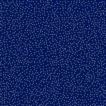 Seamless abstract pattern of white dots on blue background. Stock Illustration