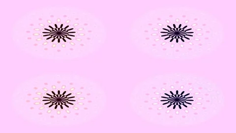 Seamless Abstract Pink Pattern Background with Delicate Geometric Floral El.. Stock Footage 339787049