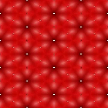 Seamless abstract red geometrical texture or background with white dots for C Stock Illustration