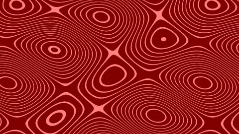 Seamless abstract red wave pattern background, fluid retro geometric motion.. Stock Footage 340380173