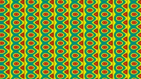 Seamless abstract repeating pattern of vibrant orange, black and white geom.. Stock Footage 342207067