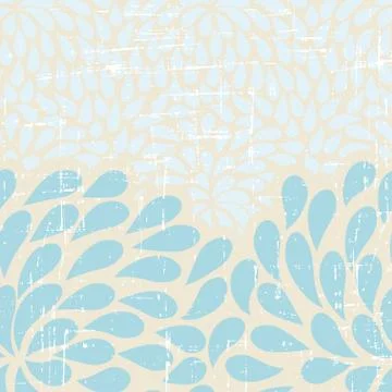Seamless abstract retro drops pattern Illustrazione stock