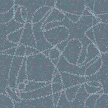 Seamless abstract retro geometric pattern. Stock Illustration