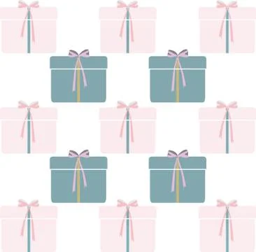 Seamless abstract retro geometric pattern. Circle elements in geometric rows. Stock Illustration