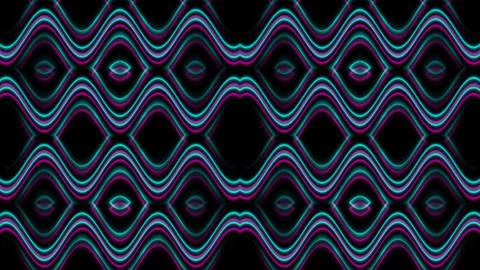 Seamless abstract retro pattern illustration 3d render Stock Illustration