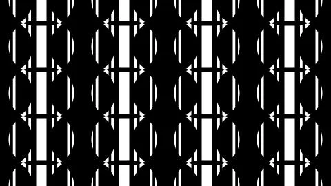 Seamless abstract retro pattern illustration 3d render Stock Illustration