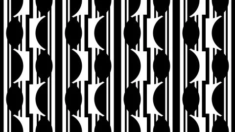 Seamless abstract retro pattern illustration 3d render Stock Illustration