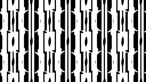 Seamless abstract retro pattern illustration 3d render Stock Illustration