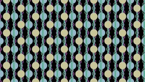 Seamless abstract retro pattern illustration 3d render Stock Illustration