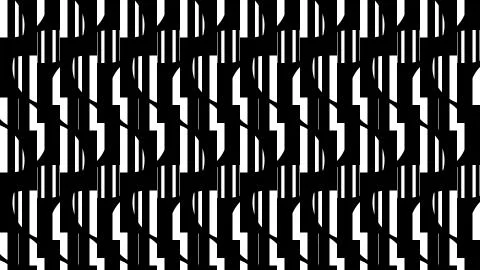 Seamless abstract retro pattern illustration 3d render Stock Illustration