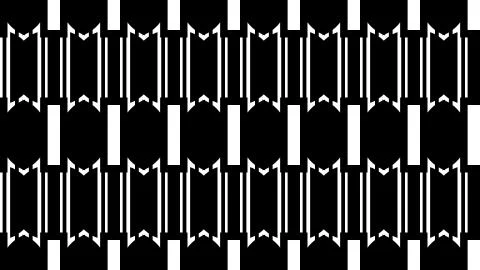 Seamless abstract retro pattern illustration 3d render Stock Illustration