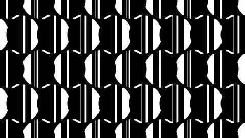 Seamless abstract retro pattern illustration 3d render Stock Illustration