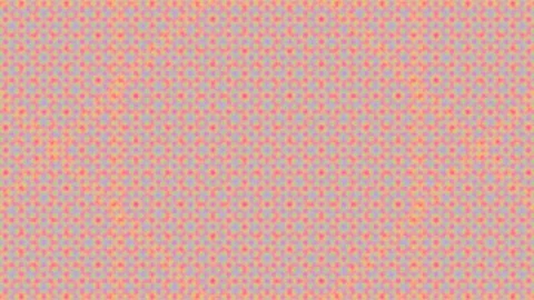 Seamless abstract retro polka dot texture with vibrant cyan and pink pattern Stock Footage 336267656