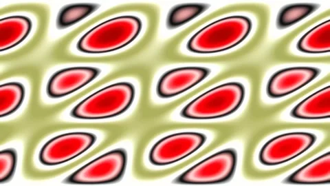 Seamless abstract retro red orange geometric modern wave pattern background Stock Footage 342207075