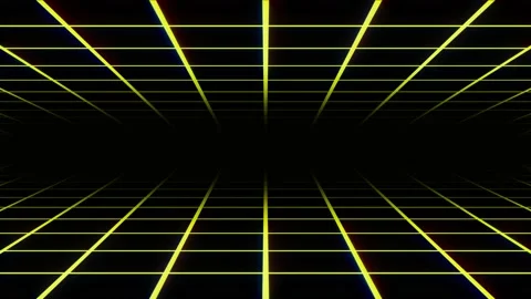 Seamless abstract retro tunnel slow motion graphics background. Stock Footage 144884635