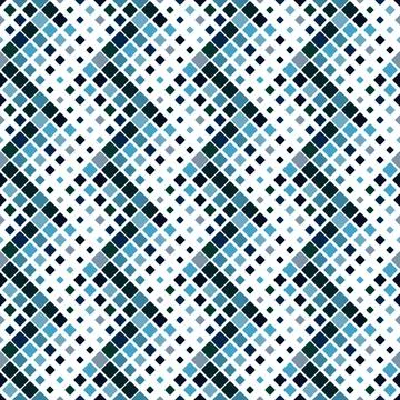Seamless abstract rounded square pattern background design Stock Illustration