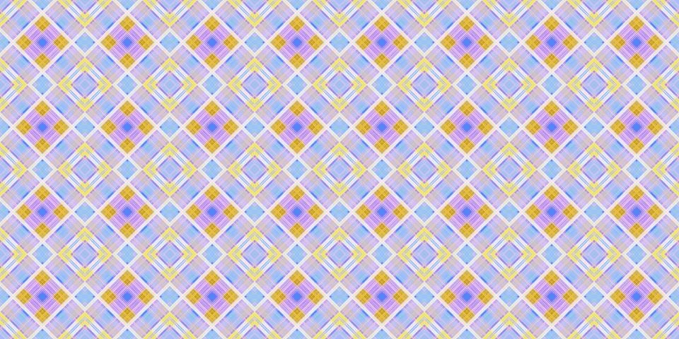 Seamless abstract Scottish patterns. Patterns of rhombuses and lines. Digit.. Stock Illustration