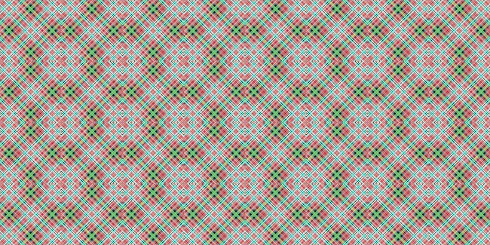 Seamless abstract Scottish patterns. Patterns of rhombuses and lines. Digit.. Stock Illustration