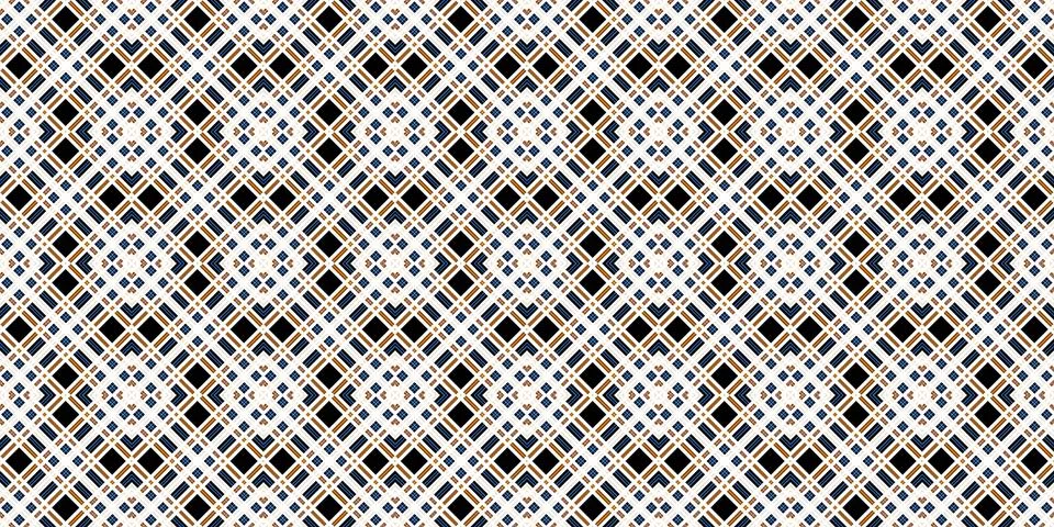 Seamless abstract Scottish patterns. Patterns of rhombuses and lines. Digit.. Stock Illustration