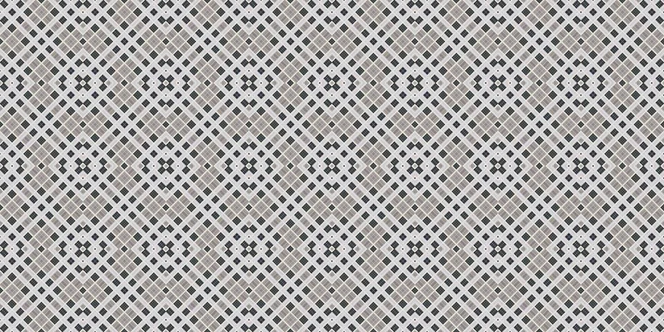 Seamless abstract Scottish patterns. Patterns of rhombuses and lines. Digit.. Stock Illustration
