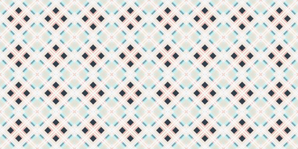 Seamless abstract Scottish patterns. Patterns of rhombuses and lines. Digit.. Stock Illustration