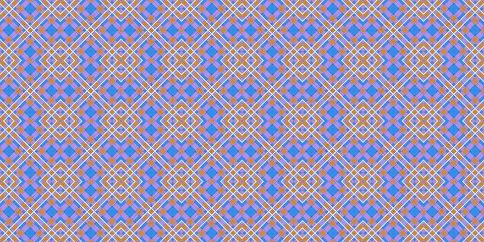 Seamless abstract Scottish patterns. Patterns of rhombuses and lines. Digit.. Stock Illustration