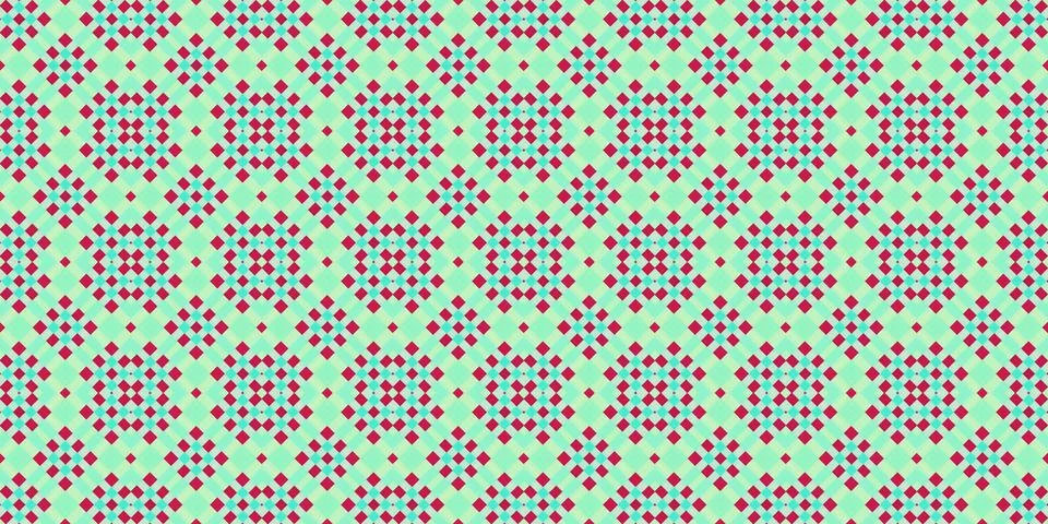 Seamless abstract Scottish patterns. Patterns of rhombuses and lines. Digit.. Stock Illustration