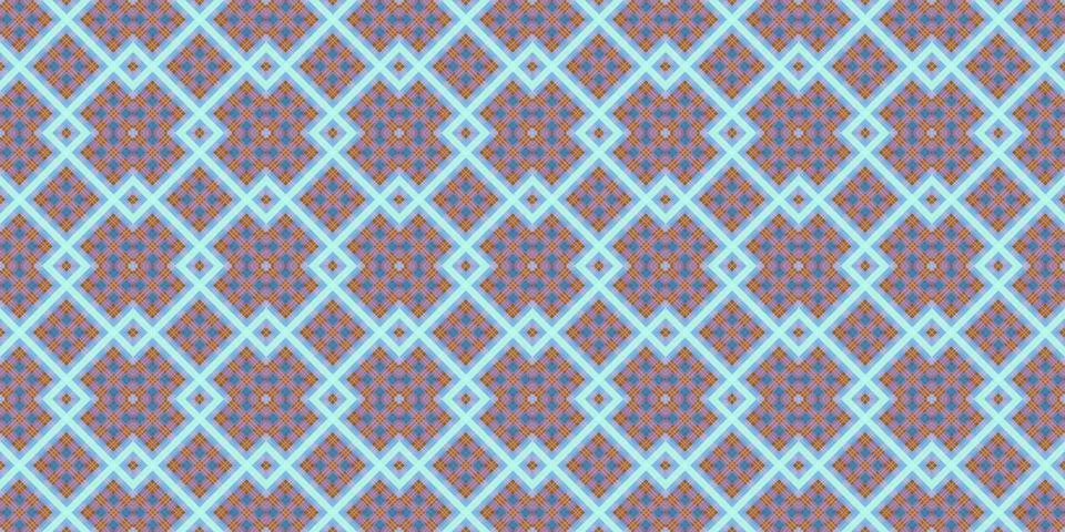 Seamless abstract Scottish patterns. Patterns of rhombuses and lines. Digit.. Stock Illustration