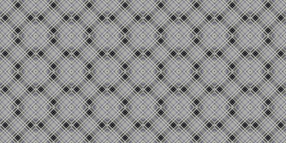 Seamless abstract Scottish patterns. Patterns of rhombuses and lines. Digit.. Stock Illustration