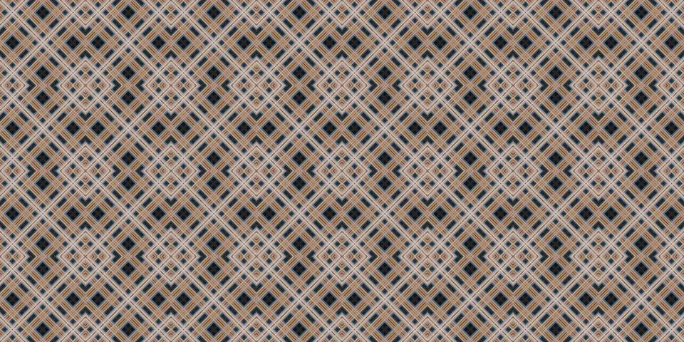 Seamless abstract Scottish patterns. Patterns of rhombuses and lines. Digit.. Stock Illustration