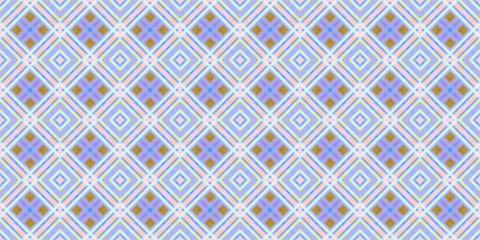 Seamless abstract Scottish patterns. Patterns of rhombuses and lines. Digit.. Stock Illustration