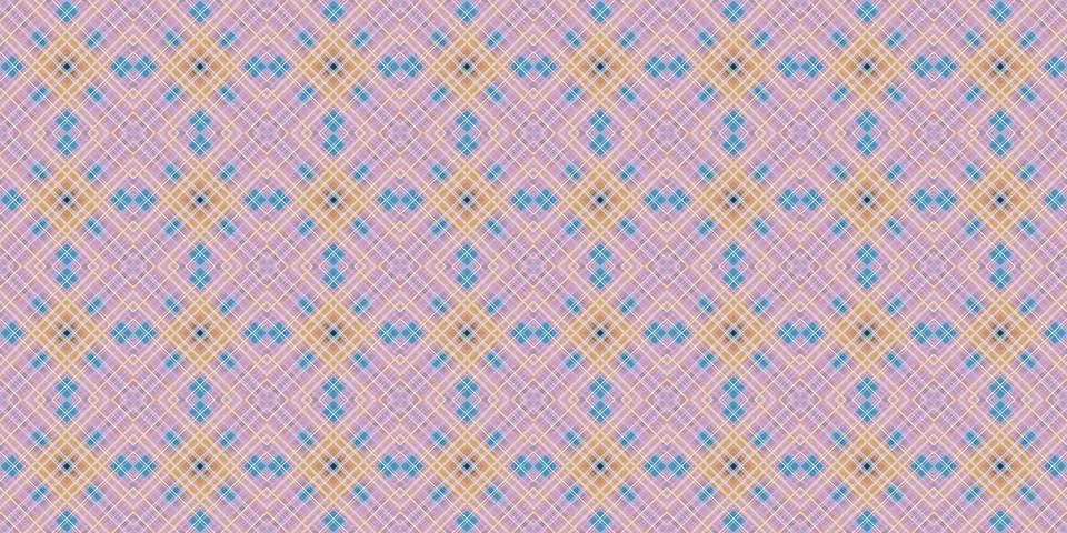 Seamless abstract Scottish patterns. Patterns of rhombuses and lines. Digit.. Stock Illustration