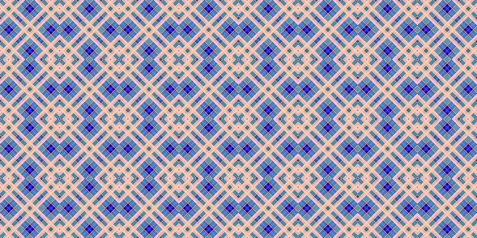 Seamless abstract Scottish patterns. Patterns of rhombuses and lines. Digit.. Stock Illustration