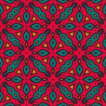 Seamless abstract shape colors. Simple Pattern ornament background イラスト素材